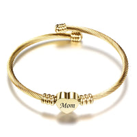 Cherished Heart Mom Bracelet